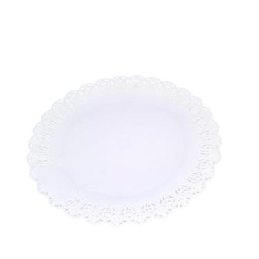Imagem de 5 Bandejas Redondas Suporte Para Bolos Doces 34cm - Deluma Plásticos, 