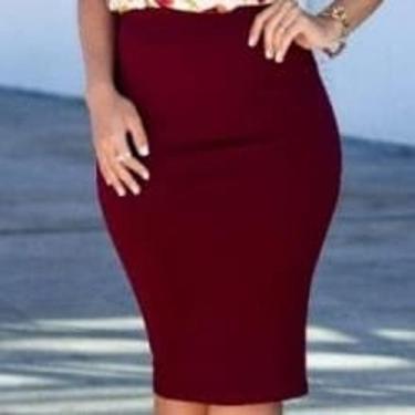 Imagem de Saia evangelica social midi lapis várias cores e tamanhos plus size - 