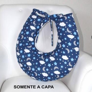 Imagem de Capa de Almofada Amamentação - Laura Baby, Soninho Marinho