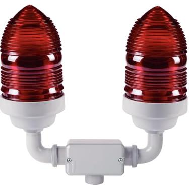 Imagem de Sinalizador Duplo 60W Vermelho - Tramontina - 56154011