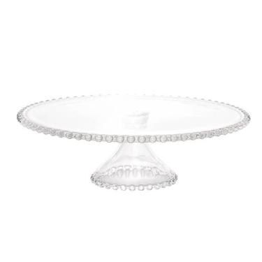 Imagem de Boleira com Pé de Cristal Pearl 31cm - Wolff