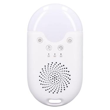 Imagem de Máquina de ruído branco, relaxamento, bateria de 500 mAh, 21 sons suaves, máquina de dormir com ruído branco, luz colorida para bebês para uso doméstico
