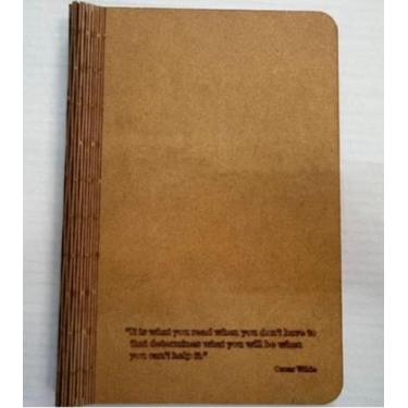 Imagem de Capa Para Livro Caderno Agenda Mdf Cru Gravado 3mm - Reload
