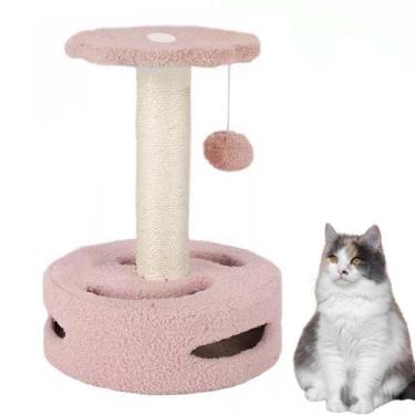 Imagem de Arranhador para Gatos Bola Brincadeira Arranhar Brincar Pet Shop Sisal