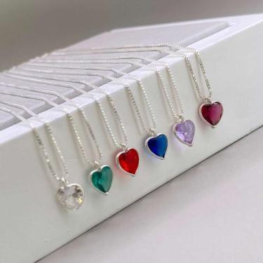 Imagem de Colar Ponto de Luz Coração - Prata 925 - LUCK SILVER Joias