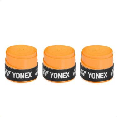 Imagem de Overgrip Yonex Super Grap - Pack com 3 Unidades, Laranja