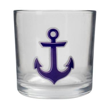 Imagem de Copo de Whisky de Vidro Marinheiro Âncora 300 ml - Lua Mística - 100% 