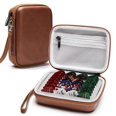 Imagem de Estojo de suporte para palheta de guitarra compatível com para-lama, ChromaCast, D'Addario, JIM Dunlop, Bolopick, Instrumentos Musicais UNLP, Bolsa de armazenamento Haneye para todos os tamanhos (apenas a base)