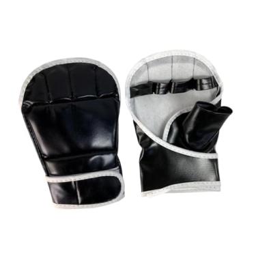 Imagem de Colaxi Luvas de Boxe com Meio Dedo, 2 Peças, Luvas para Treino de Luta de Karatê Muay Thai