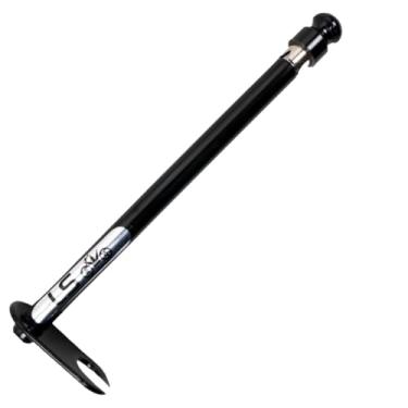 Imagem de Antena Corta Cerol Pipa Linha Anti Fio Retrovisor Inox 6 Estágios Esportiva Proteção Moto Preta