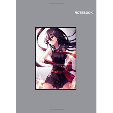 Imagem de Notebook Akame Ga Kill Anime: College-Ruled sketchbook for student, 110+ Pages, A4 Size (8.27 x 11.69 inches), Akame Ga Kill Akame Anime & Night Raid Notebook Cover.