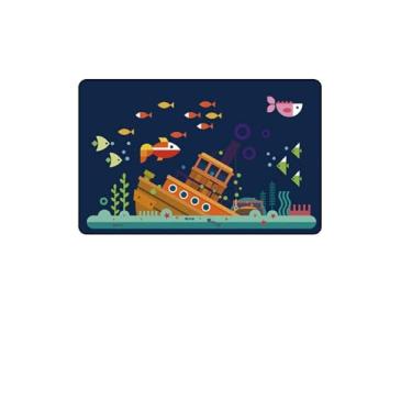 Imagem de Bestgift Janela lateral do banco dianteiro ou traseiro desenho magnético carro cortina azul marinho banco traseiro (50 x 78 cm)