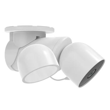 Imagem de Koroao Suporte Eave para Google Nest Cam com Holofote - Câmera de Segurança Floodlight (Branco)