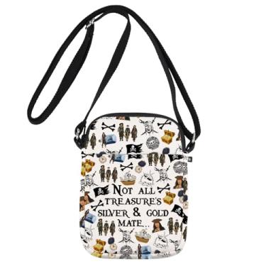 Imagem de JNIAP Bolsa tiracolo Captain Jack Captain And The Pirates Gifts Not All Treasure's Silver And Gold Mate Pirates Shoulder Bag, Not All Cb