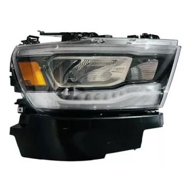 Imagem de Farol Ram 1500 2022 Aro Cromo Direito Original K68316082ah