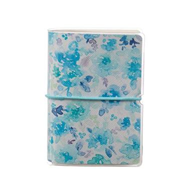 Imagem de Porta-cartão de crédito para mulheres, porta-cupons de cartão de fidelidade e organizador com 32 compartimentos para cartão, Cor de água de nascente, Organizador de cartão de crédito feminino, grande