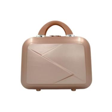 Imagem de Maleta Frasqueira De Mão Em Abs Viagem Reforçada D-20 (Rosé 3D)