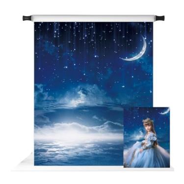 Imagem de Kate 14,6 x 17,8 cm Tecido Starry Night pano de fundo foto Cenários de estrelas para fotógrafos