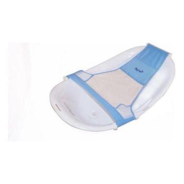 Imagem de Redinha Para Banheira B21410 Com Tamanho Ajustável Azul Baby Bath - Cl