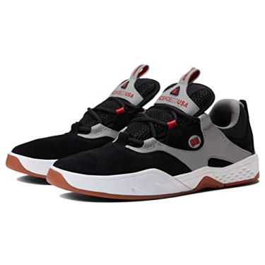 Imagem de DC Tênis de skate masculino Kalis, Preto/cinza/vermelho, 13