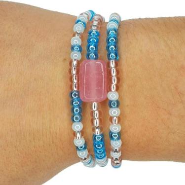 Imagem de Pulseira Guia de Proteção Erês - Orixá Ibeji - Balaio de Santo, 17 cm
