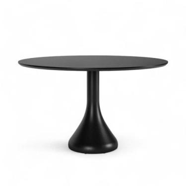 Imagem de Mesa Jantar Maribela Redonda Cor Preto 120cm - 76768 - Sun House