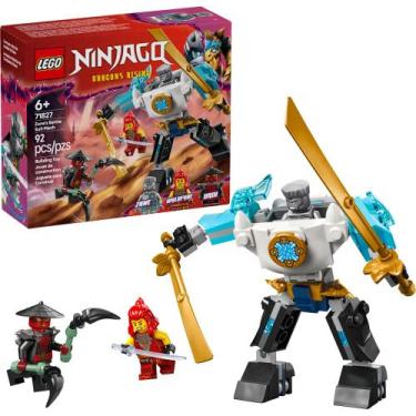 Imagem de Lego Ninjago Traje Battle Robot Zane 71827 com 92pcs