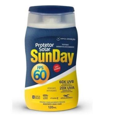 Imagem de Bloqueador solar fps 60 sunday 120 ml - EQUILIBRIUM DISTRIBUIDORA DE M