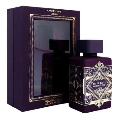 Imagem de STICKY DESK Ametista Badee Al Oud EDP 100 ml, Perfume Árabe, Elegância Picante e Harmonia Floral