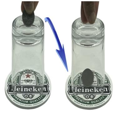 Imagem de Pony River Coin Through Glass Magic Tricks for Adult, Automatic Rotation Bolt Screw Magic Toys, Let Your Performance Be The Focus.