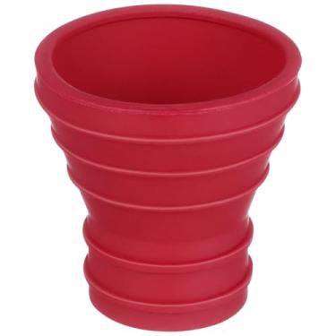 Imagem de NUOLUX Pegador de bola de golfe com ventosa de borracha (vermelho)