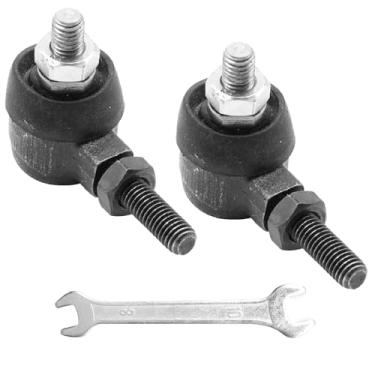 Imagem de Zreneyfex 2 peças de junta esférica de direção, kit de junta esférica do eixo de direção, substituição para peças de kart Coleman KT196 CK196 Realtre RTK200 196cc 6,5hp Go Karts