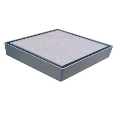 Imagem de Ralo Invisível Banheiro 10x10 Drena Box Oculto para Tubo de 4 polegadas Cola Piso Porce...