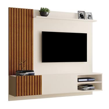 Imagem de Painel Suspenso Para TV até 55 Polegadas New SP Off White Freijó Luapa
