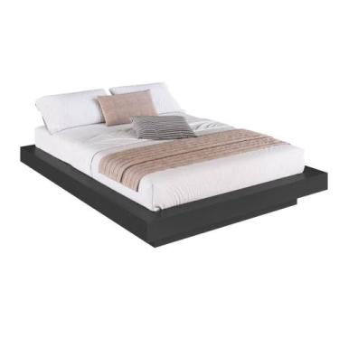 Imagem de Cama Suspensa Casal Queen CZ1160 140/160cm Grafite - Art In Móveis