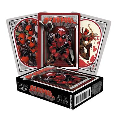 Imagem de Cartas de baralho aquarius Marvel Deadpool Themed Poker Size