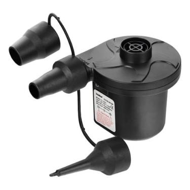 Imagem de Bomba Elétrica Inflador Encher Colchão Boias Piscina Bivolt - Bomvink,