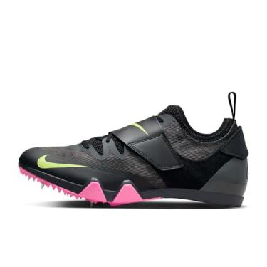 Imagem de Nike Tênis Pole Vault Elite Track & Field Jumping Spikes AA1204, Antracite/preto/limão claro/rosa feroz, 41