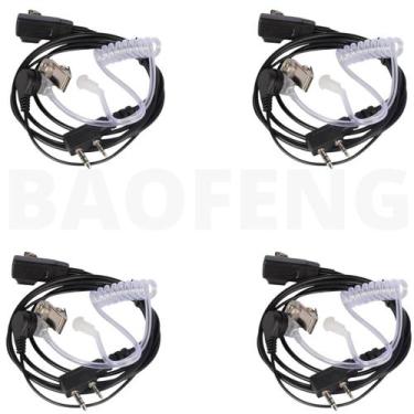 Imagem de Kit 4 Fones de Silicone Para Rádio Comunicador RC3002 777S UV6R - Lell
