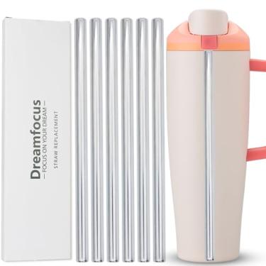 Imagem de Dreamfocus Canudo de metal de substituição de aço inoxidável para copo Owala FreeSip 1,134 g