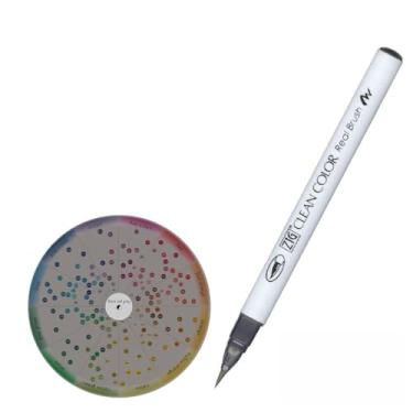 Imagem de CANETA ZIG PEN REAL BRUSH COOL GRAY 6 RB 6000AT 906