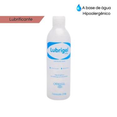 Imagem de Lubrificante Gel Íntimo De Massagem A Base D'Agua Lubrigel 250g Carbog