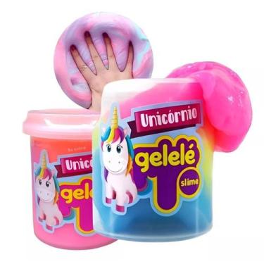 Imagem de Slime Gelelé Unicórnio Colorida - 152g - Doce Brinquedo
