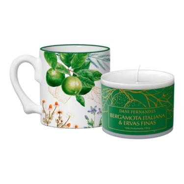 Imagem de Kit Masterchef Caneca e Vela Perfumada Bergamota Italiana