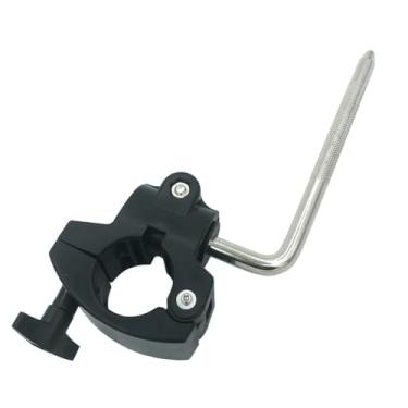 Imagem de TUOREN Braçadeira De Montagem De Rack De Bateria Com Haste De Montagem De Pad Eletrônico Em V, Braço De Montagem De Tambor De Percussão De 10 Mm Com Braçadeira De Tubo De Bateria De 36 Mm, Suporte