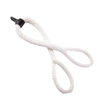 Imagem de Aymzbd Acessório de corda de extensão tríceps para academia em casa Assembléia simples nylon versátil e trançado versátil, 1 Metro Branco