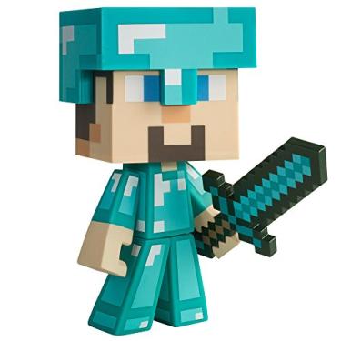 Imagem de Minecraft Boneco de vinil colecionável Diamond Steve