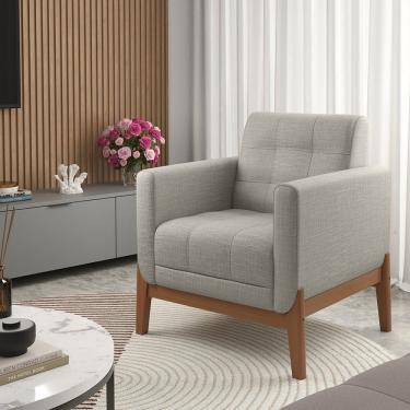 Imagem de Poltrona Em Linho 305 Brooks Cru