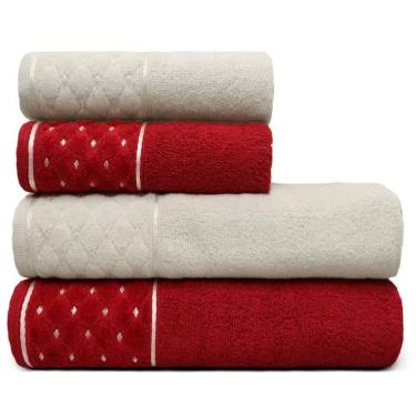 Imagem de Jogo Toalha De Banho 4 Peças Safira Appel Tango/gelo