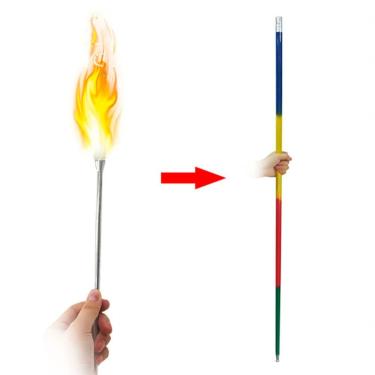 Imagem de Mágica Bengala Em Chama Fogo Flaming Torch